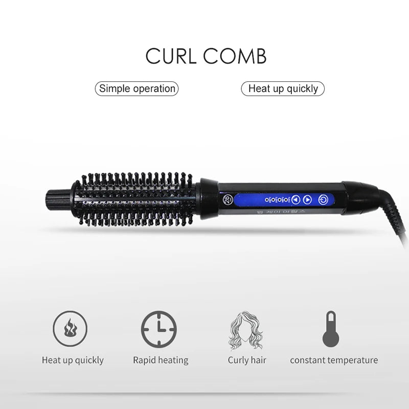 Ceramic Hair Wand Curler Iron