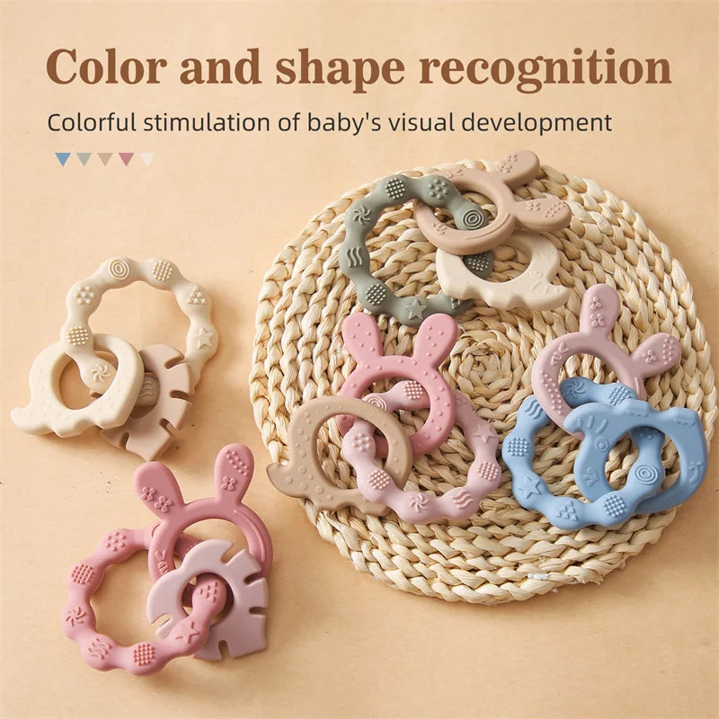 Baby Silicone Teether Ring