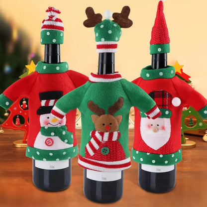 Christmas Wine Bottle Dress