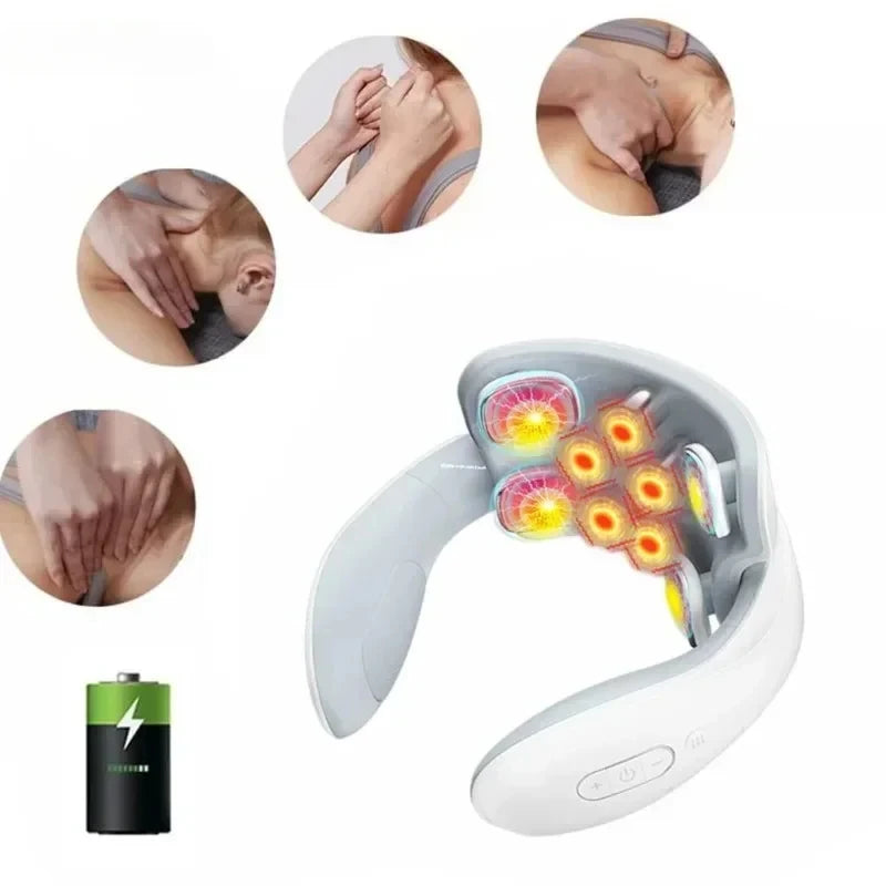 Smart Neck Back Massager Device