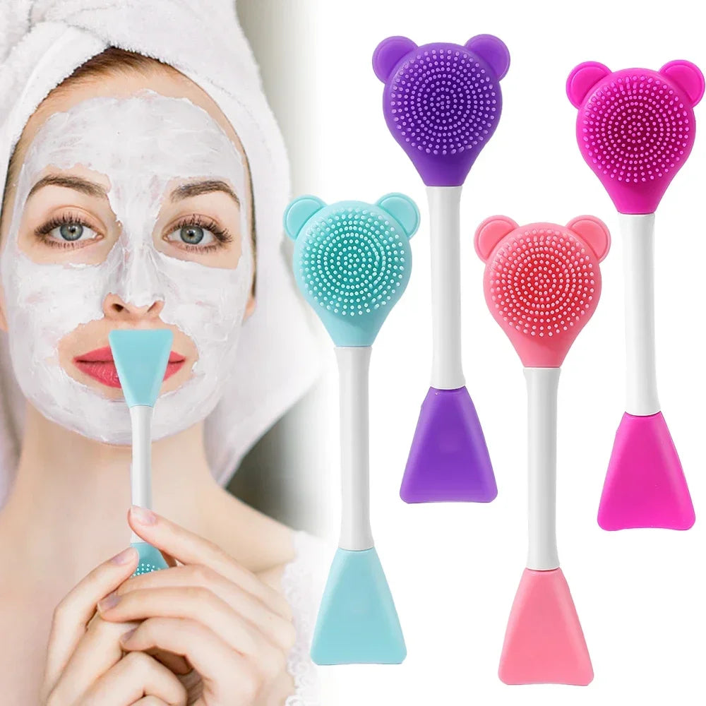 Double Head Facial Mask Brush