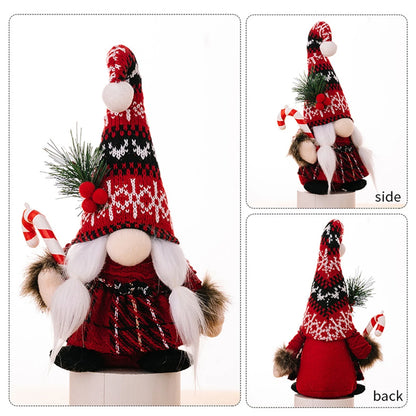 Gnome Christmas Faceless Doll