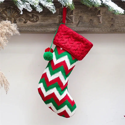 Christmas Stocking Knitted Sack